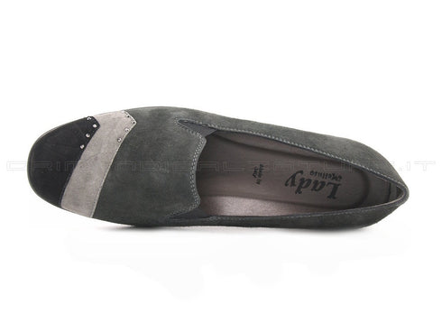 Melluso scarpe accollate zeppa donna grigio